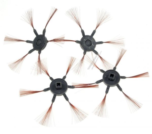 LOT DE 4 BROSSES RONDES