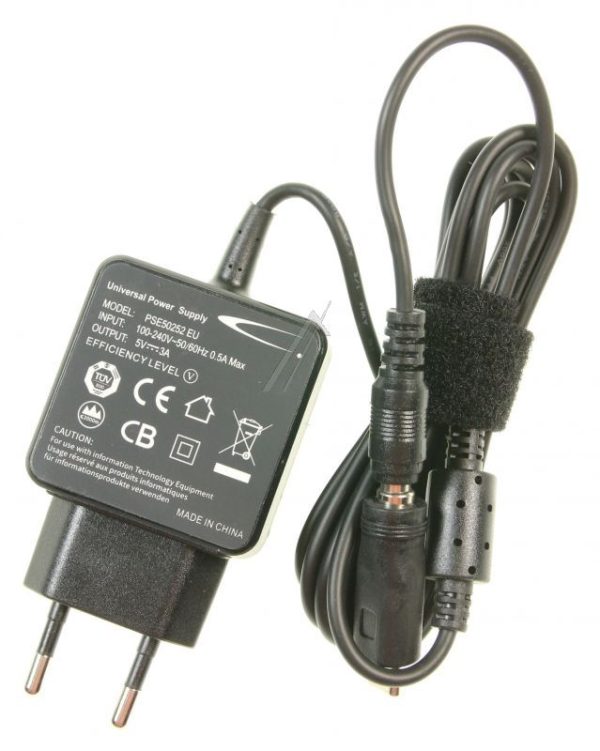 5V-3A-15W  NETADAPTER/ LADER MET 9 DC UNIVERSELE STEKERS